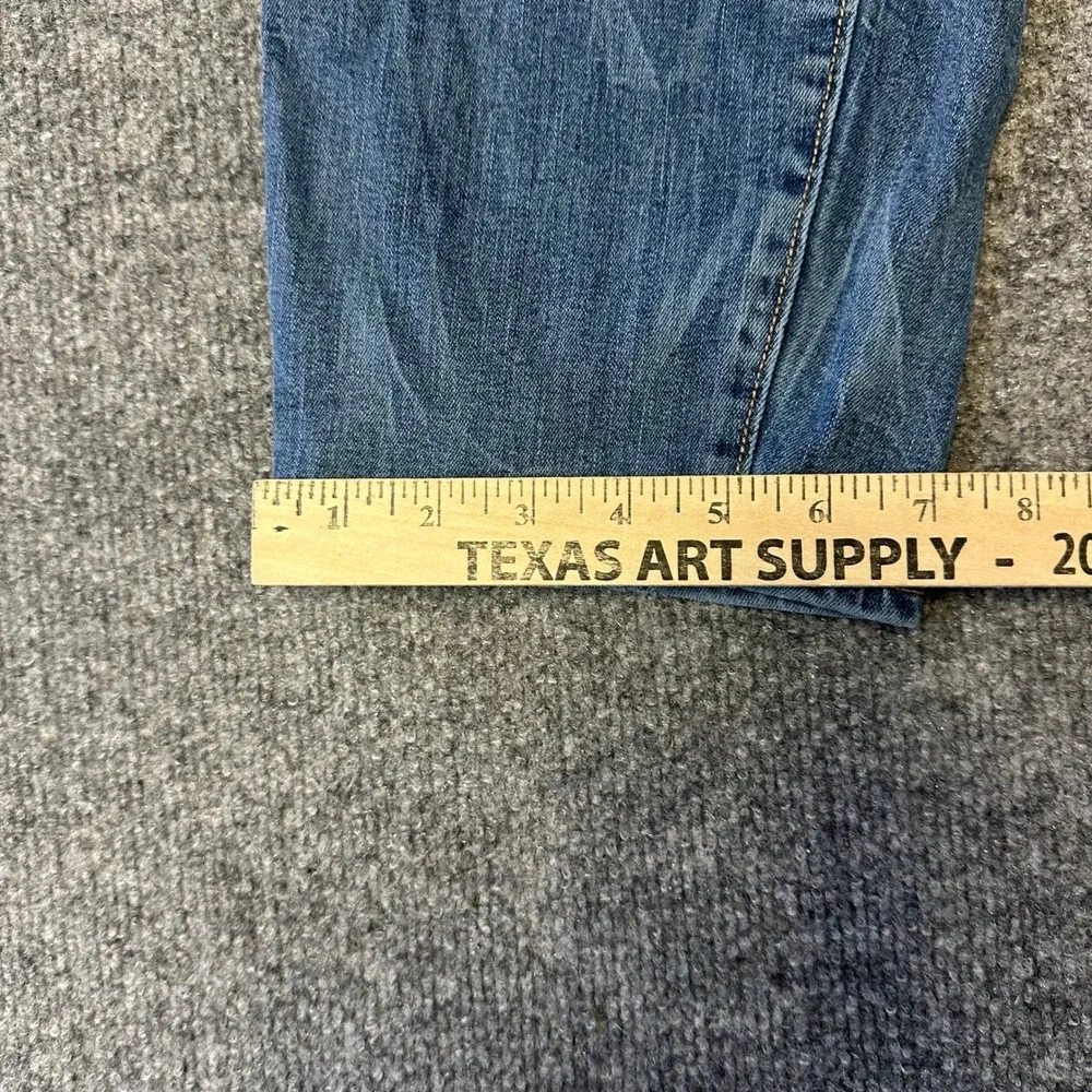 Old Navy Jeans Womens Size 22 Blue Plus Short Distressed Straight Leg Denim